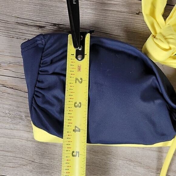 Tommy Hilfiger Bandeau Bikini Top with Halter Tie Sz S - Picture 5 of 9